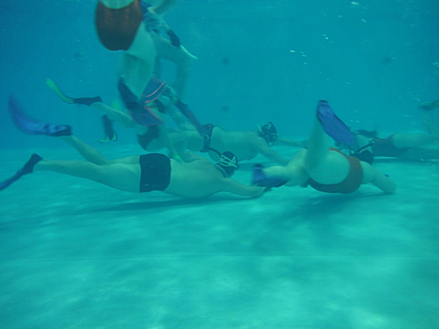 Hokej pod wodą Walenie Siemianowice Śląskie Trening 27 IV 2024